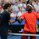 Roger Federer and 20-year-old American Francis Tiafoe